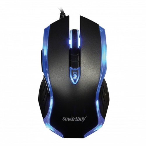 Мышь оптическая SmartBuy игровая RUSH 701 600-1600 dpi проводная USB черный SBM-701G-K 