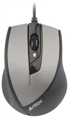 Мышь оптическая A4 Tech N-600X-2 проводная USB серый 