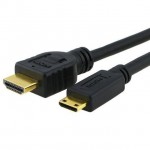 Кабель аудио-видео  HDMI 19M - miniM 1.7m GOLD