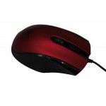 Мышь оптическая JET.A Comfort OM-U50 проводная USB красный