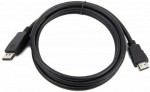 Кабель Gembird DP M - HDMI 19M 1m черный экран CC-DP-HDMI-1M