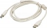 Кабель интерфейсный Buro USB2 AM - BM 1.8m серый феррит USB2.0-AM/BM-1.8M-MG - 