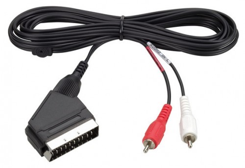 Кабель аудио-видео  SCART M - RCA 2xM 1.2m 