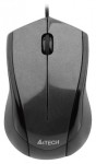 Мышь оптическая A4 Tech N-400-1 проводная USB серый