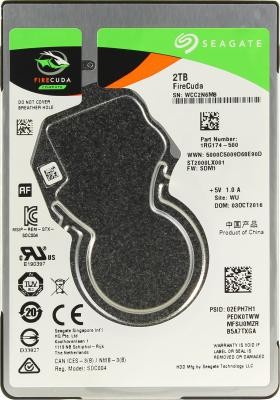 Жесткий диск Seagate HDD 2Tb 2.5&quot; SATA 5400rpm 128mb ST2000LX001 