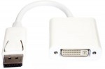 Переходник Cablexpert DP M - M белый A-DPM-DVIF-002-W