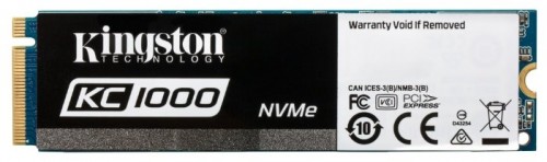 SSD диск Kingston SSD 480Gb M.2 2280 PCIE SKC1000/480G SSD диск для ноутбука и настольного компьютераобъем 480јГбформ-фактор 2280Разъем M.2интерфейс PCI-E NVMe
