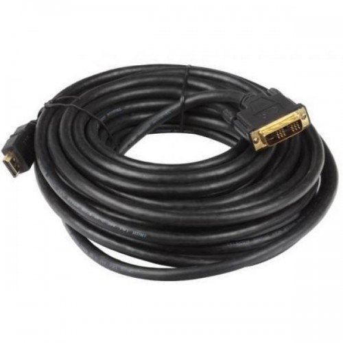 Кабель аудио-видео Telecom HDMI 19M - DVI-D M 10m GOLD CG480F-10M 
