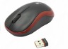 Мышь оптическая Logitech M185 беспроводная USB красный 910-002240 - 