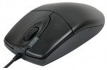 Мышь оптическая A4 Tech OP-620D 2X Click V-Track проводная USB черный 85694