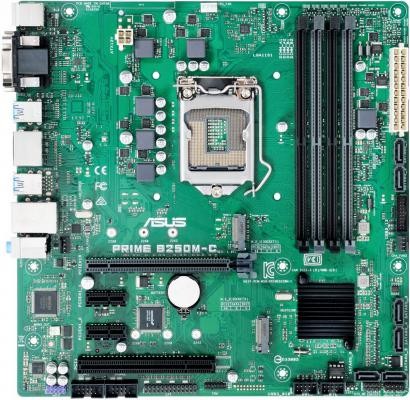 Мат.плата Asus PRIME B250M-C s1151 Intel B250 microATX RET 