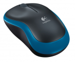 Мышь оптическая Logitech M185 беспроводная USB синий 910-002239
