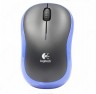 Мышь оптическая Logitech M185 беспроводная USB синий 910-002239 - 