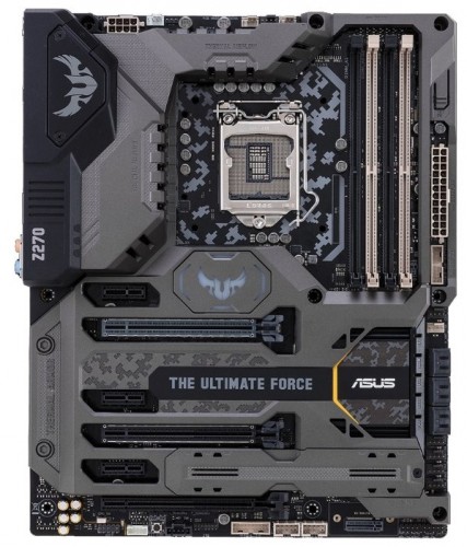 Мат.плата Asus TUF Z270 MARK 1 s1151 Intel Z270 ATX RET материнская плата форм-фактора ATXсокет LGA1151чипсет Intel Z2704‚слота  DDR4 DIMM, 2133-3866 МГцподдержка SLI/CrossFireXразъемы SATA: 6‹Гбит/с - 6
