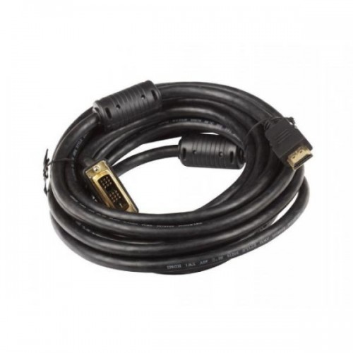 Кабель аудио-видео Telecom HDMI 19M - DVI-D M 3m GOLD 