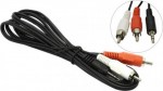 Кабель аудио-видео 5bites JACK 3.5M - RCA 2xM 5m черный AC35J2R-050M