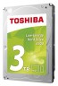 Жесткий диск Toshiba HDD 3Tb 3.5" SATA 5940rpm 64mb HDWA130UZSVA - 