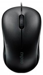 Мышь оптическая Rapoo N1130 проводная USB черный