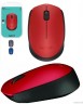 Мышь оптическая Logitech M171 беспроводная USB красный;черный 910-004641 - 