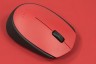 Мышь оптическая Logitech M171 беспроводная USB красный;черный 910-004641 - 