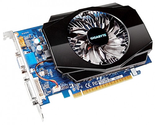 Видеокарта Giga-byte NVIDIA GeForce GT 730 2Gb 700 МГц PCI-E 2.0 RET GV-N730-2GI видеокарта NVIDIA GeForce GT 7302048 Мб видеопамяти GDDR3частота ядра/памяти: 700/1600 МГцразъемы DVI, HDMI, VGAподдержка DirectX 12, OpenGL 4.4работа с 2 мониторами
