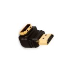 Переходник аудио-видео  HDMI 19M - 19F угловой