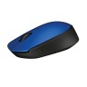 Мышь оптическая Logitech M171 беспроводная USB синий;черный 910-004640 - 