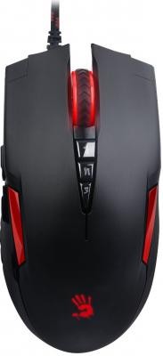Мышь оптическая A4 Tech Bloody V2M проводная USB красный;черный 