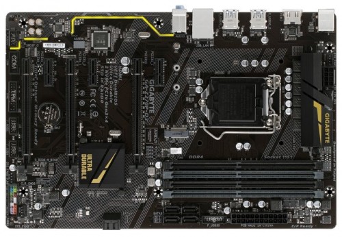 Мат.плата Giga-byte GA-Z270P-D3 s1151 Intel Z270 ATX RET материнская плата форм-фактора ATXсокет LGA1151чипсет Intel Z2704‚слота  DDR4 DIMM, 2133-3866 МГцподдержка CrossFire Xразъемы SATA: 6‹Гбит/с - 6