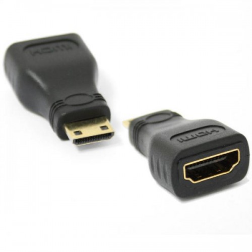 Переходник аудио-видео Hama HDMI 19F - miniM 