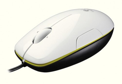 Мышь лазерная Logitech M150 Coconut проводная USB белый 910-003754 