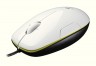 Мышь лазерная Logitech M150 Coconut проводная USB белый 910-003754 - 