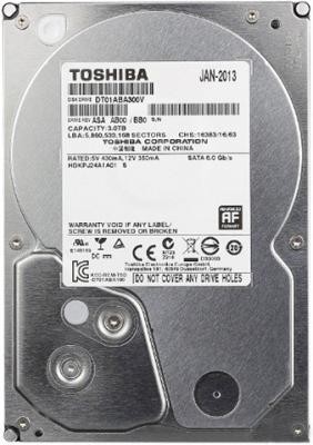 Жесткий диск Toshiba HDD 3Tb 3.5&quot; SATA 5940rpm 32mb DT01ABA300V 