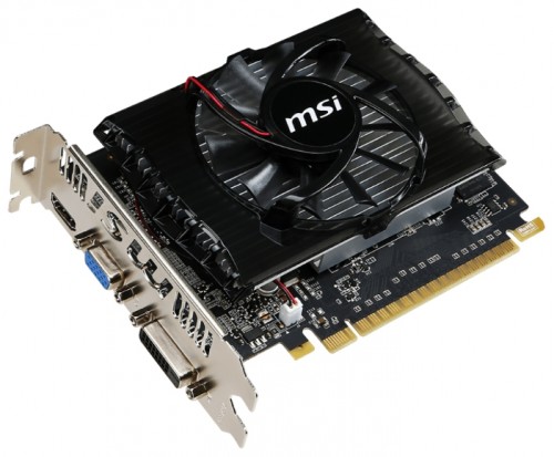 Видеокарта MSI NVIDIA GeForce GT 730 2Gb 700 МГц PCI-E 2.0 RET N730-2GD3V2 видеокарта NVIDIA GeForce GT 7302048 Мб видеопамяти GDDR3частота ядра/памяти: 700/1800 МГцразъемы DVI, HDMI, VGAподдержка DirectX 12, OpenGL 4.4работа с 2 мониторами