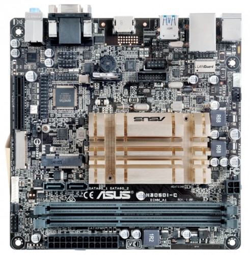 Мат.плата Asus N3050I-C with CPU mini-ITX RET 