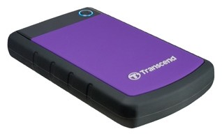 Внешний диск Transcend HDD 2Tb 2.5&quot; USB3 фиолетовый 5400rpm 8mb TS2TSJ25H3P внешний жесткий дисклинейка StoreJet 25H3Pобъем 2000 Гбинтерфейс USB 3.0вес 284 г