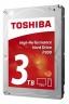 Жесткий диск Toshiba HDD 3Tb 3.5" SATA3 красный 7200rpm 64mb HDWD130UZSVA - 