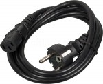 Кабель питания Hama IEC C5 - Schuko M 1.5m черный H-44219