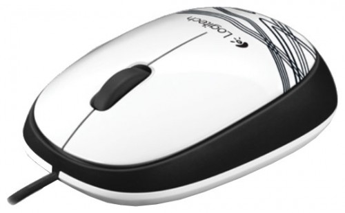 Мышь оптическая Logitech M105 проводная USB белый 910-003117 