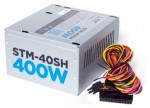 Блок питания STM-40SH 400W, ATX, 80mm, 2xSATA