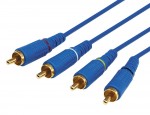 Кабель аудио-видео Alencom RCA 2xM - 2xM 5m GOLD AC- 5014