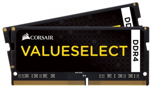 Память для ноутбука Corsair DDR4 SODIMM 2x4Gb PC17000 2133 МГц Комплект CMSO8GX4M2A2133C15 1 модуль памяти DDR4объем модуля 8 Гбформ-фактор SODIMM, 260-контактныйчастота 2133 МГцCAS Latency (CL): 15