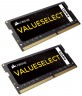 Память для ноутбука Corsair DDR4 SODIMM 2x4Gb PC17000 2133 МГц Комплект CMSO8GX4M2A2133C15 - 