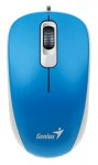 Мышь оптическая Genius DX-110 проводная USB синий 31010116103