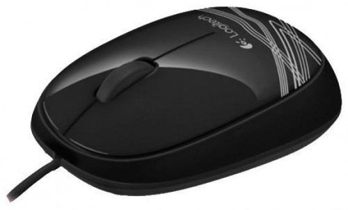 Мышь оптическая Logitech M105 проводная USB черный 910-003116 