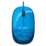 Мышь оптическая Logitech M105 проводная USB синий 910-003119