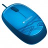 Мышь оптическая Logitech M105 проводная USB синий 910-003119 - 