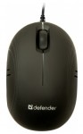 Мышь оптическая Defender Rainbow MS-770L подсвет 6цв проводная USB черный 52771