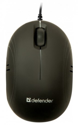 Мышь оптическая Defender Rainbow MS-770L подсвет 6цв проводная USB черный 52771 
