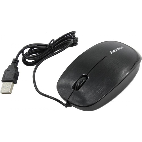 Мышь оптическая SmartBuy ONE 214-K проводная USB черный SBM-214-K 